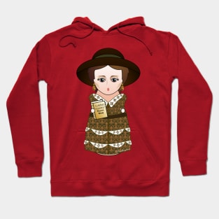 Kokeshi writer Virginia Woolf Hoodie